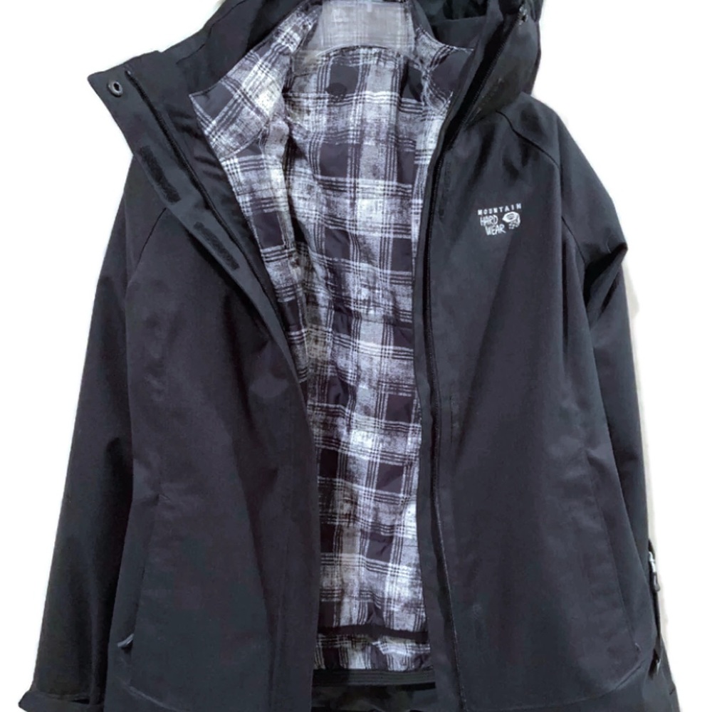 NEW Mountain Hard Wear Black 4 in 1 Parka System